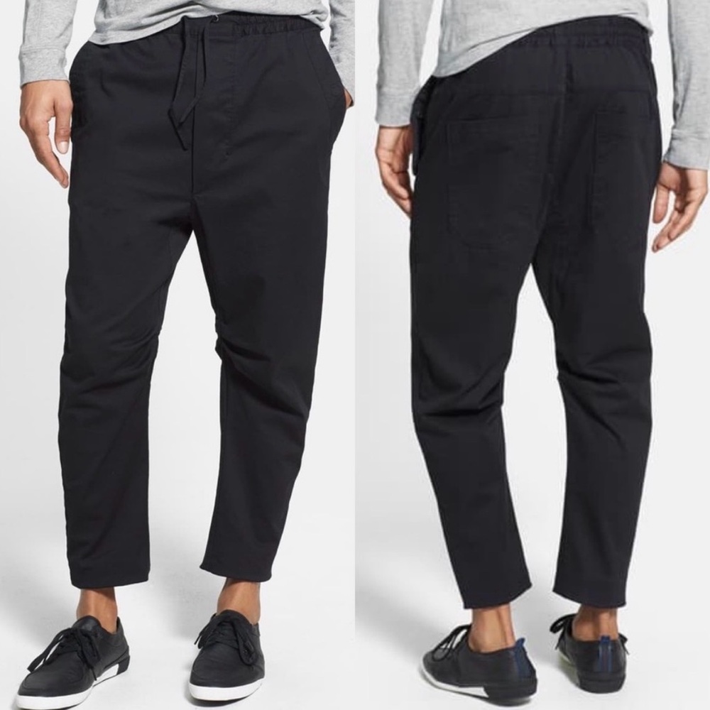 Ch Chapter NWOT Baron Elastic Slouch Pant Lucid Void Black Size 28 Drawstring